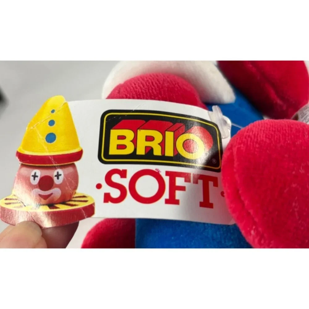 Vintage Brio Soft Plush Toy Car Rattle 1993 NWT RARE - Picture 6 of 7